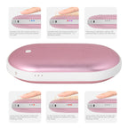 Warm Hand Power Bank Duo-in-One, Rechargeable Hand Warmers Electric Hand Warmer Pocket Portable Heater Double Sided Warming Portable Heater for Men Women Winter Christmas Gifts