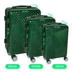 Set of 3 Suitcase Luggage Set Hardshell Travel Bag Trolley Suitcase TSA Lock