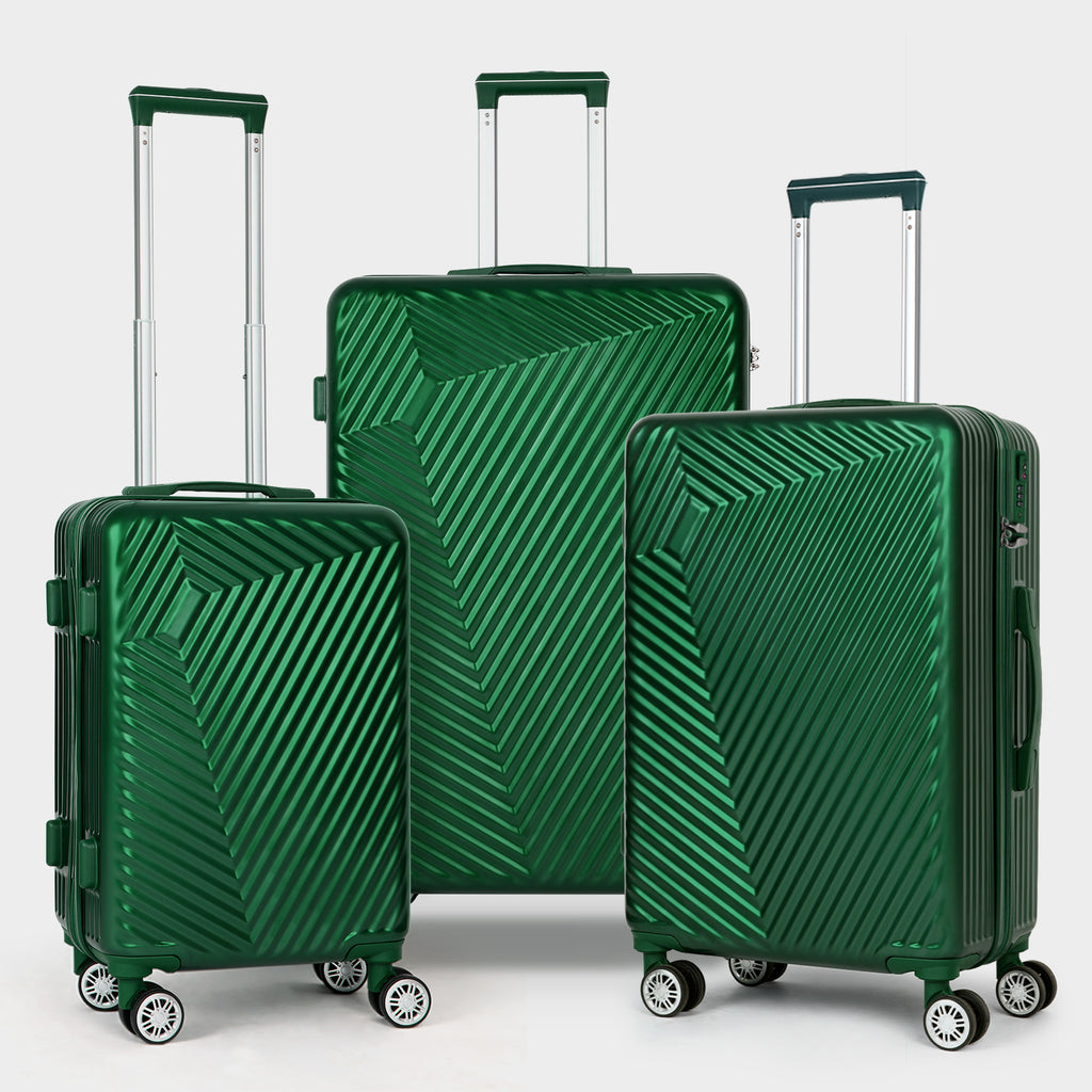 Set of 3 Suitcase Luggage Set Hardshell Travel Bag Trolley Suitcase TSA Lock
