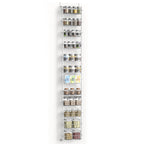 12-Tier Over The Door Pantry Organizer, Adjustable Metal Storage Rack for Kitchen & Laundry Room