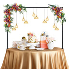 Tabletop Wreath Stand & Over-Table Decor Rack, Metal Frame for Holiday Parties & Events