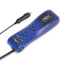 200W Automotive Power Converter with USB Charging Port, DC 12V to AC Adapter for Vehicles