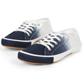 Gradient Blue Canvas Shoes, soft texture, lightweight with zero burden. Made of washable and durable canvas fabric