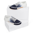 Gradient Blue Canvas Shoes, soft texture, lightweight with zero burden. Made of washable and durable canvas fabric