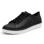 Black Hollow Sports Casual Solid Color Breathable Light Running Shoes Sneakers Casual Shoes Women Man Shoes Casual Perfect for Outdoors,EU Size 37