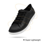 Black Hollow Sports Casual Solid Color Breathable Light Running Shoes Sneakers Casual Shoes Women Man Shoes Casual Perfect for Outdoors,EU Size 37