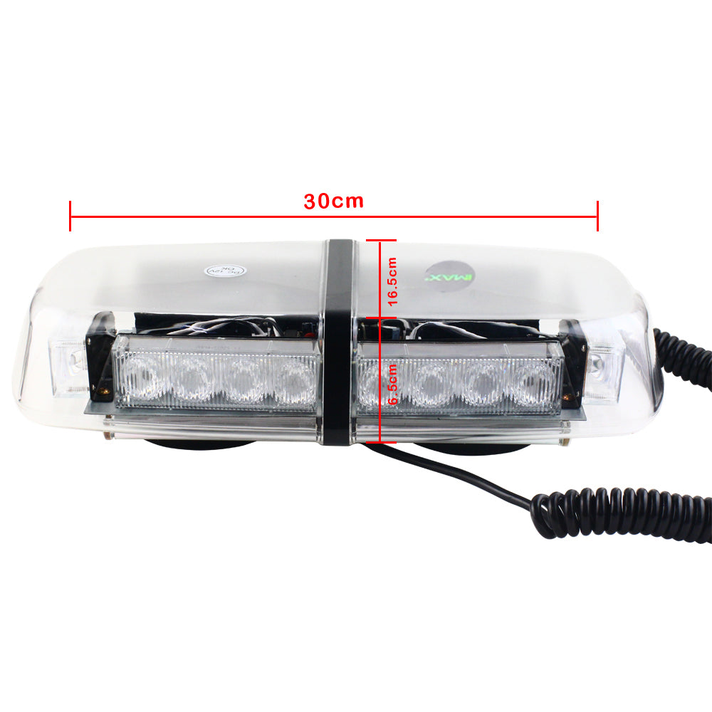Magnetic Amber Strobe Warning Light 12V Car Roof Emergency Flashing Light
