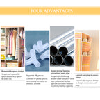 Yellow Stripe Fabric Portable Clothes Wardrobe Metal Frame Storage Closet