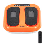 Electric Foot Massager with Heat - Deep Tissue Muscle Relaxation Machine - Portable Foot Hot Compress for Home & Office Use