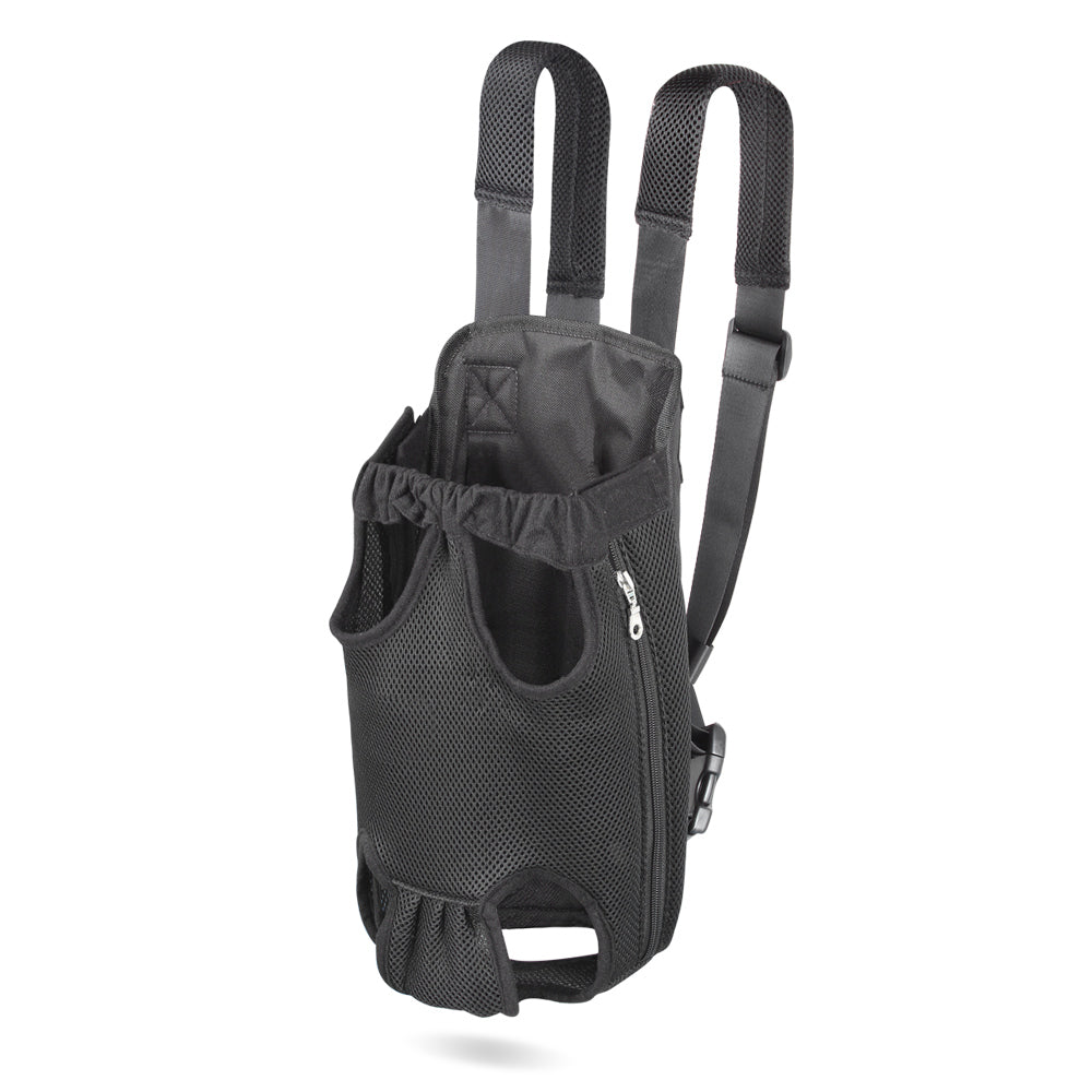 Pet Carrier Backpack, Hands-Free Adjustable Dog Front Carrier Legs Out & Easy-Fit Dog Backpack Carrier for Hiking Camping Traveling Cycling for Small Dogs and Cats, Rabbits