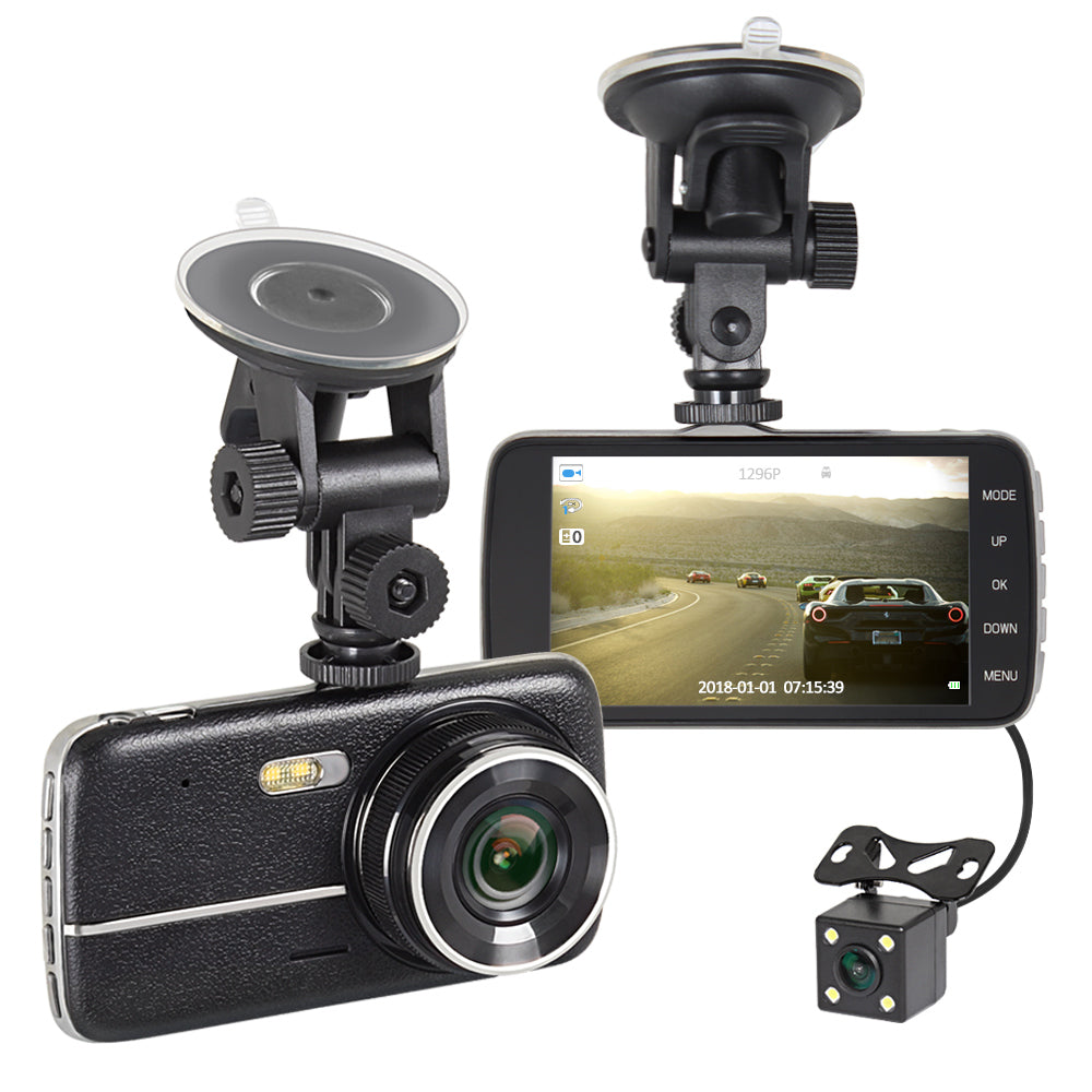 Dash Cam with Night Vision & Motion Detection, 1080P HD Driving Recorder for Cars, Emergency Lock & Loop Recording
