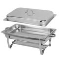 Buffet Set Collapsible Insulated Serving Tray Set, Stainless Steel Chafing Dish Food Warmer for Banquets & Home Parties