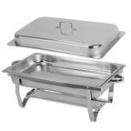 Buffet Set Collapsible Insulated Serving Tray Set, Stainless Steel Chafing Dish Food Warmer for Banquets & Home Parties