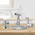 Handheld Bidet Sprayer Kit for Toilet - Stainless Steel Bathroom Diaper Sprayer - Easy DIY Installation Personal Hygiene Shower System