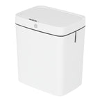 3-Mode Intelligent Sensor Trash Can - Automatic Touchless Garbage Bin with Battery Operation - Modern White Wastebasket for Bedroom & Bathroom
