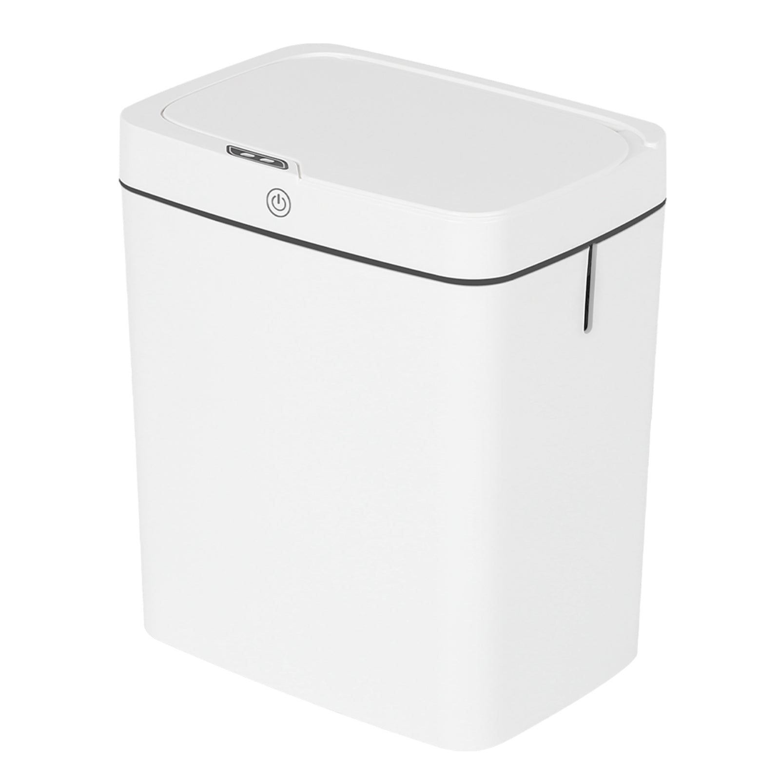 3-Mode Intelligent Sensor Trash Can - Automatic Touchless Garbage Bin with Battery Operation - Modern White Wastebasket for Bedroom & Bathroom