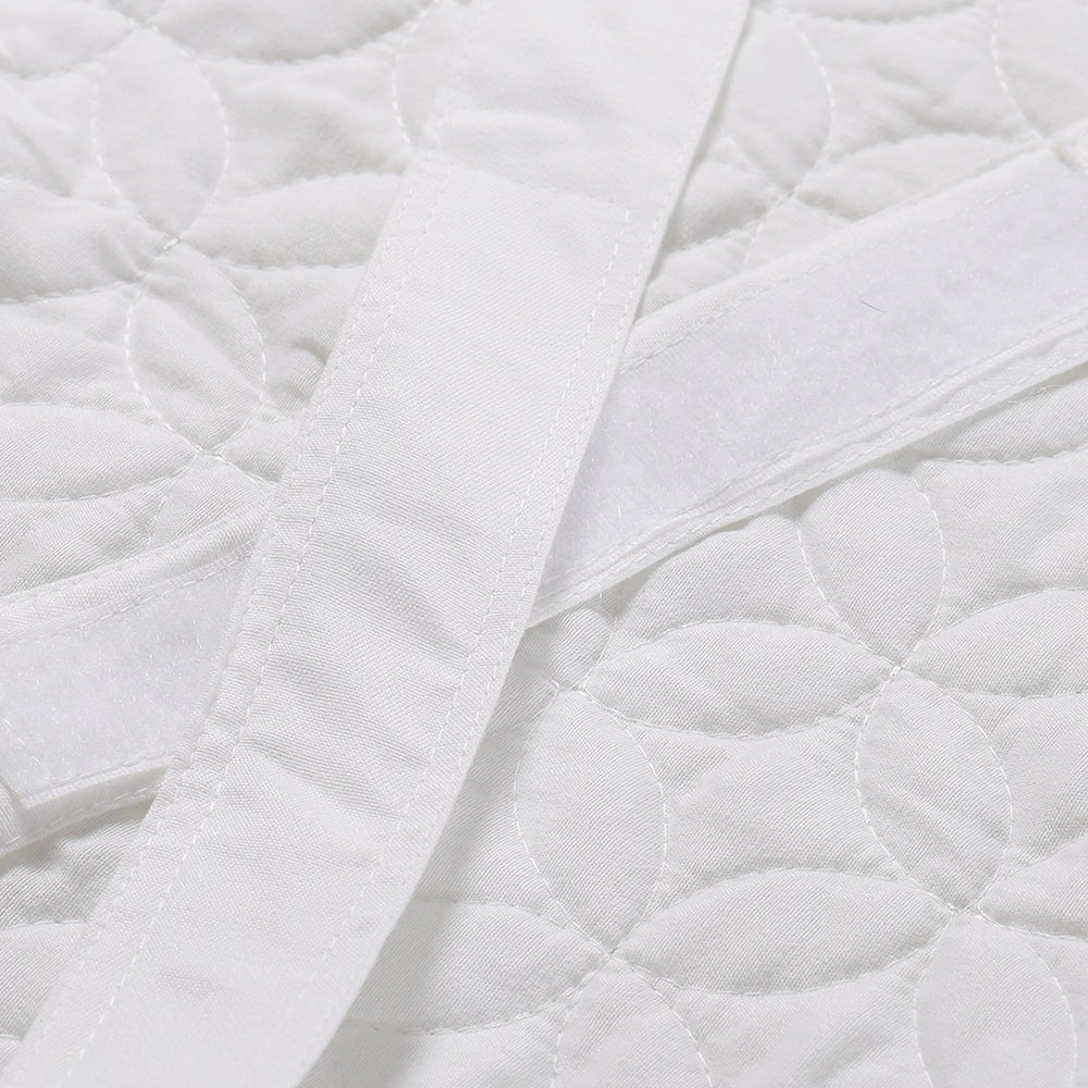 Versatile White Slipcover for Sofas and Beds - Essential Home Linen