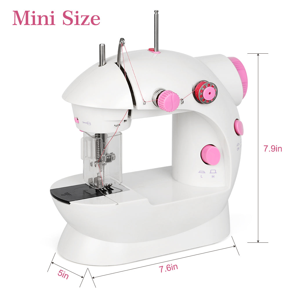 Mini Portable Electric Sewing Machine - Dual-Speed Lightweight Handheld Sewing Tool - Beginner-Friendly Kit