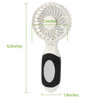 3600mAh Rechargeable Portable Handheld Fan, Small Personal USB Desk Fan for Travel & Outdoor