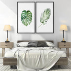 Pair of 20-Inch Bedside Lamps with Dual USB Charging Ports, Metal Base and Fabric Shades for Living, Sleeping, or Workspace Areas