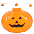 Halloween Pumpkin String Lights, 6.5ft 10 LED Jack-O-Lantern Lights, Battery Operated Plastic Pumpkin Fairy Lights for Indoor Halloween Party Decorations
