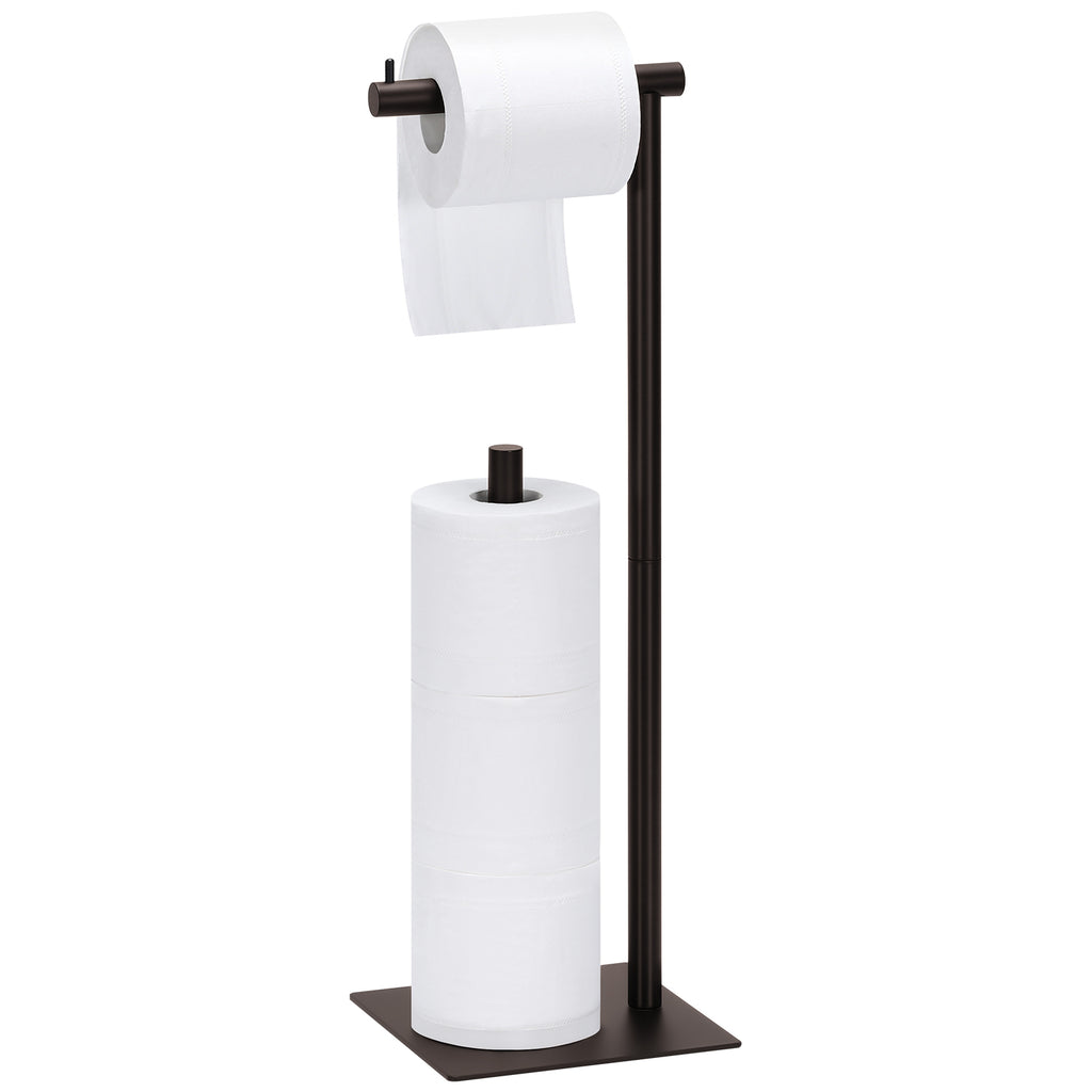 Stealth Series Freestanding Toilet Paper Tower | Minimalist Bathroom Tissue Hub