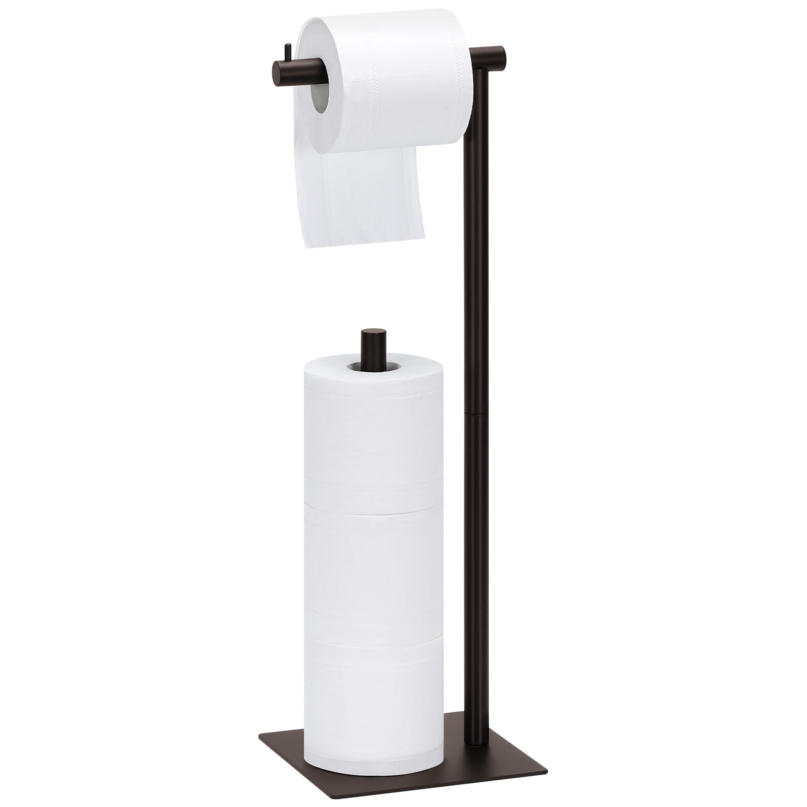 Stealth Series Freestanding Toilet Paper Tower | Minimalist Bathroom Tissue Hub