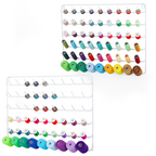2-Pack 54-Spool Thread Holder Wall Mount - Embroidery Spool Organizer Rack
