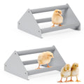 2 Pack Small Chick Perch Stand, Grey Roosting Bar for Baby Chicks & Birds, Easy-Assemble Jungle Gym Toy for Brooder, Coop, Indoor/Outdoor Use