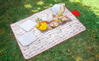 Extra Large Waterproof Outdoor Picnic Blanket - Sandproof Beach Mat with Tote Handle for Camping and Traveling