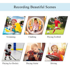 Kids Digital Sports Camera Toy with Silicone Case - Portable Mini Video Camera Gift for Boys and Girls with Stickers