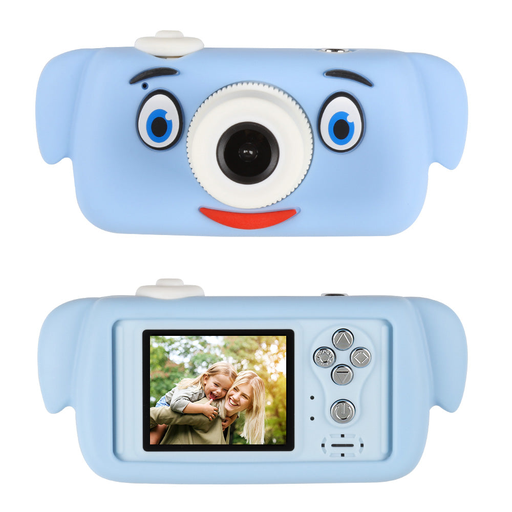 Kids Digital Sports Camera Toy with Silicone Case - Portable Mini Video Camera Gift for Boys and Girls with Stickers