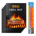 Grill Mats Baking Cooking Sheet Liner Reusable Barbecue Grilling Accessories Non-Stick Heavy Duty Suitable for Gas Charcoal Electric Grill 5 Pack