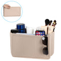 Premium Felt Purse Organizer Insert with Zipper - Structured Handbag Shaper for Tote Bags