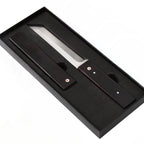 Handcrafted Samurai Tanto Knife with Wooden Sheath - Professional Fixed Blade Decorative & Functional Knife