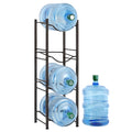 Heavy-Duty 4-Shelf Water Cooler Rack | Space-Saving Storage for 5-Gallon Jugs