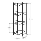 Heavy-Duty 4-Shelf Water Cooler Rack | Space-Saving Storage for 5-Gallon Jugs