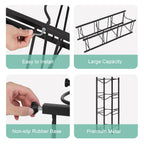 Heavy-Duty 4-Shelf Water Cooler Rack | Space-Saving Storage for 5-Gallon Jugs
