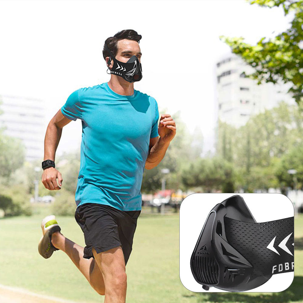 High-Altitude Training Mask, Adjustable Breathing Resistance Mask for HIIT, Running, and Endurance Sports, Fitness Mask with Case,