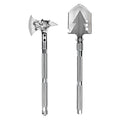 Multi-Functional Camping Shovel and Axe Set, Military Survival Kit with Folding Shovel and Tactical Hatchet for Off-Roading and Hiking,