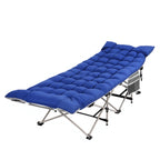 Portable Folding Camping Cot with Mattress - Heavy Duty Single Sleeping Bed for Adults