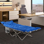 Portable Folding Camping Cot with Mattress - Heavy Duty Single Sleeping Bed for Adults