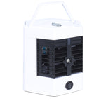 Portable Mini Air Conditioner Fan, Personal USB Evaporative Air Cooler with Ice Box and 2 Speeds for Office and Dorm,