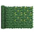 Artificial Ivy Privacy Barrier with Rattan Look - UV Protected Faux Vine Wall for Balcony & Terraceï¼ˆ24 piecesï¼‰