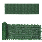 Artifical Ivy Privacy Fence (Green Apple Style) - 47.2inch x 157.5inch(40 pieces) Faux Vine Wall for Garden & Balcony