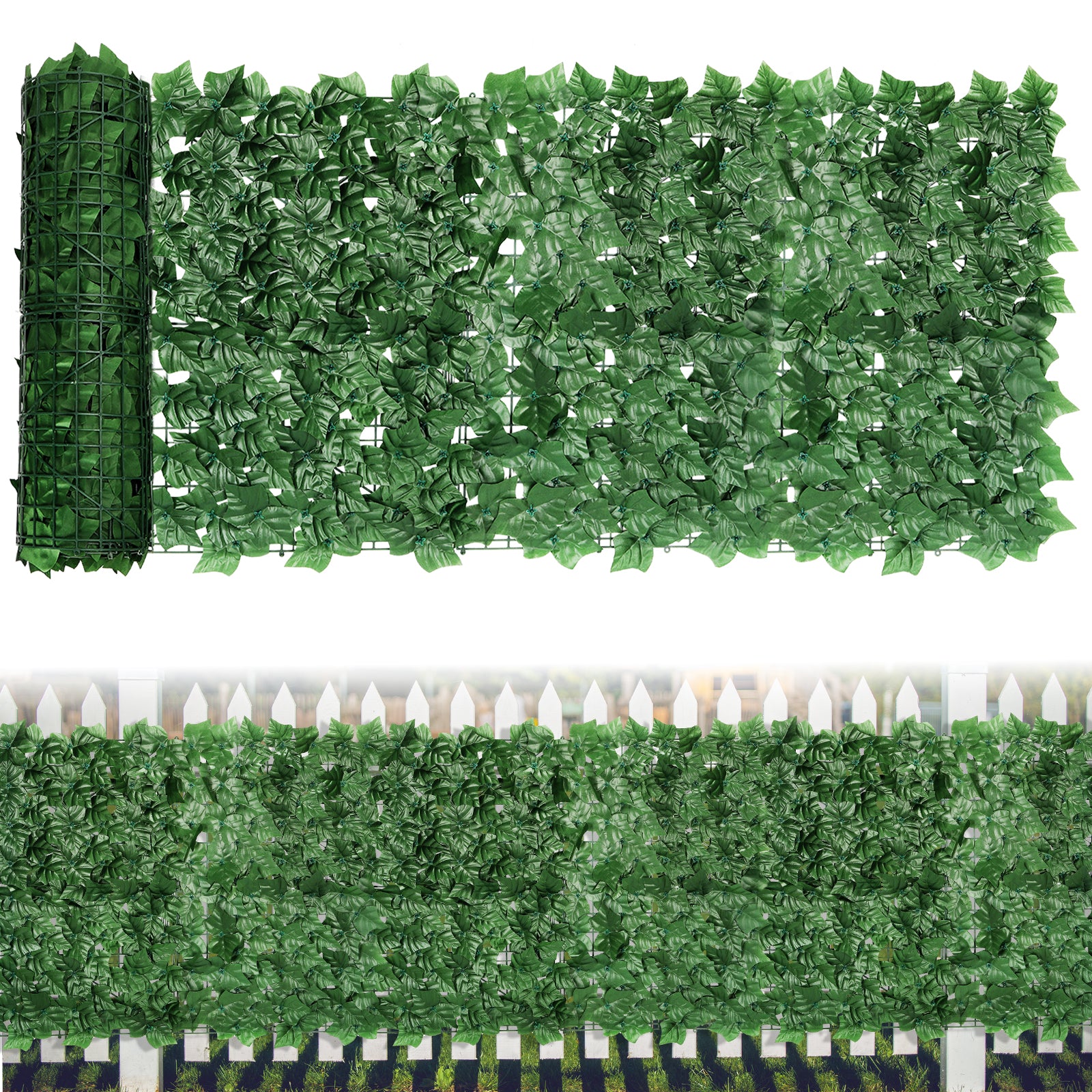 40-Pack Decorative Garden Fence Panels - 12inch x 16inch Metal Landscape Border for Flower Beds