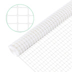 4'x50' White Plastic Safety Mesh Fencing - Heavy Duty Temporary Fence for Construction & Garden Barrier