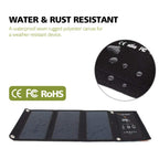 Portable 21W Solar Panel Charger - High-Efficiency Foldable Power Bank for Camping, Tablets, and Flashlights