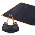 55-inch Square Water-Resistant Outdoor Ground Cover for Picnics, Camping, and Beach Outing Foldable Travel Mat