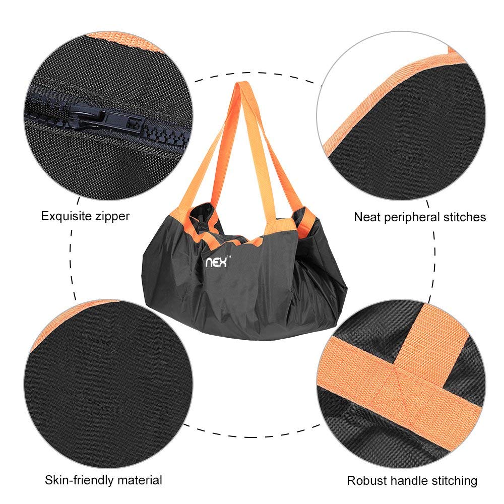 55-inch Square Water-Resistant Outdoor Ground Cover for Picnics, Camping, and Beach Outing Foldable Travel Mat